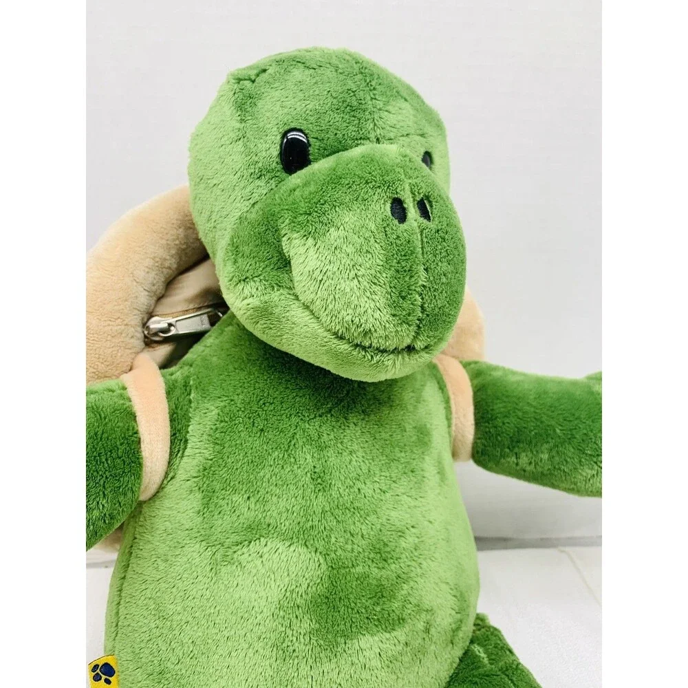 Build a Bear Trekkin Turtle Plush with Shell Backpack 17